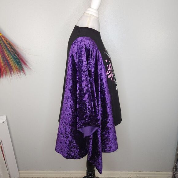 Boneyard Threadz Ghost Face "Do You Like Scary Movies, Too?" Upcycled Top O/S - Picture 7 of 10